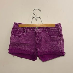 Delia’s Magenta Jean Shorts